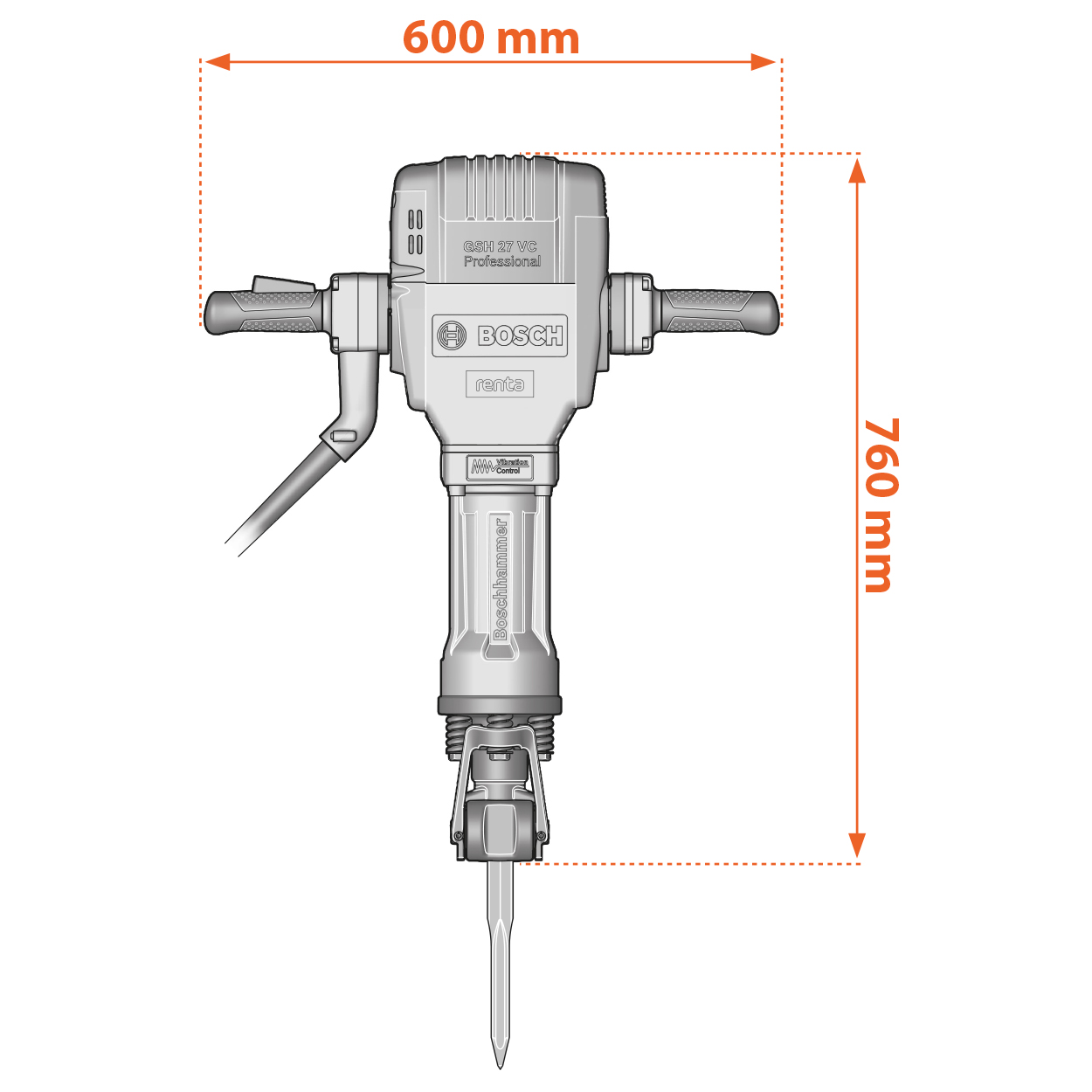 Bosch - GSH 27 VC
